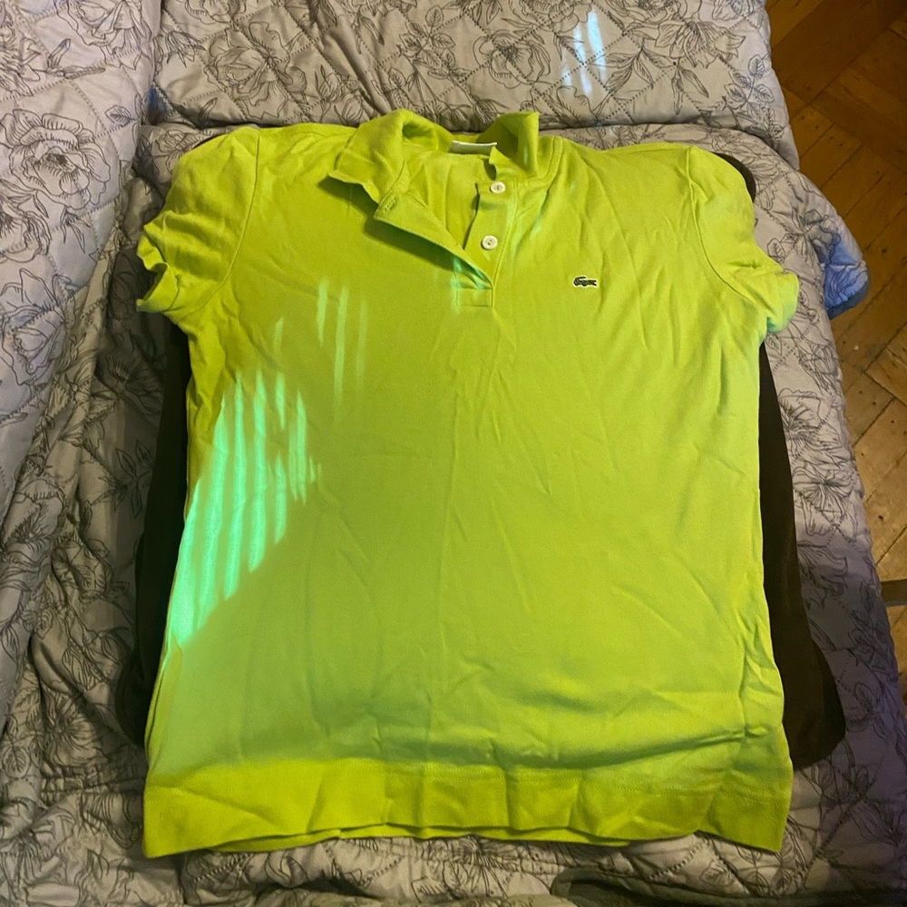Brand new Lacoste T-shirt, light green size 10